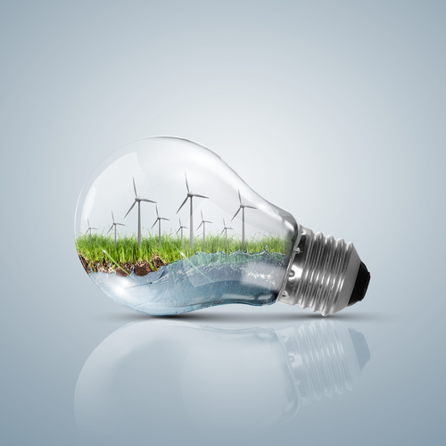 Strom aus sauberer Technologie